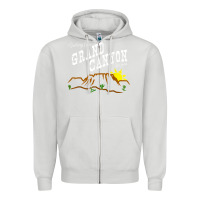 Dove Grey arizona grand canyon greetings souvenir tee shirt Zipper Hoodie - linhVisuals