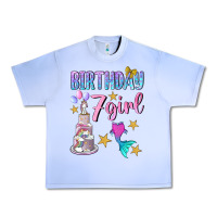 Grape Ice birthday girl 7 Urban Heavy Tee - BundleAndBundleShop
