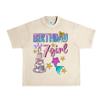 Sandshell birthday girl 7 Urban Heavy Tee - BundleAndBundleShop