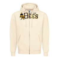 Sandshell salt lake city bees Zipper Hoodie - linhVisuals