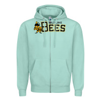 Seafoam salt lake city bees Zipper Hoodie - linhVisuals