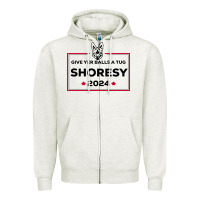 Oatmeal Heather shoresy Zipper Hoodie - linhVisuals