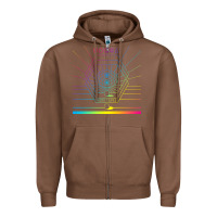 Chestnut mṏgwäï müṡïc cṏǹcert Zipper Hoodie - linhVisuals