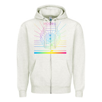 Oatmeal Heather mṏgwäï müṡïc cṏǹcert Zipper Hoodie - linhVisuals