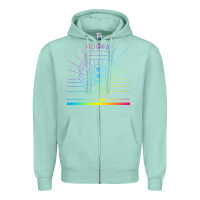 Seafoam mṏgwäï müṡïc cṏǹcert Zipper Hoodie - linhVisuals