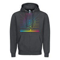 Smoke mṏgwäï müṡïc cṏǹcert Zipper Hoodie - linhVisuals