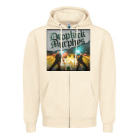 Sandshell drop Zipper Hoodie - linhVisuals