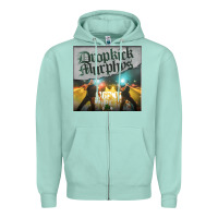 Seafoam drop Zipper Hoodie - linhVisuals