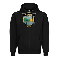 Black codorus state park pennsylvania badge vintage Zipper Hoodie - linhVisuals