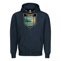 Navy codorus state park pennsylvania badge vintage Zipper Hoodie - linhVisuals