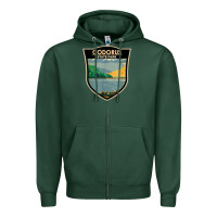 Sports Green codorus state park pennsylvania badge vintage Zipper Hoodie - linhVisuals