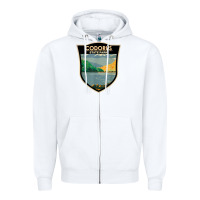 White codorus state park pennsylvania badge vintage Zipper Hoodie - linhVisuals