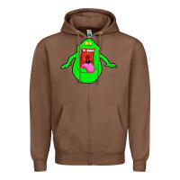 Chestnut slimer ghost anime Zipper Hoodie - linhVisuals