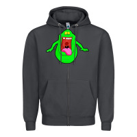 Smoke slimer ghost anime Zipper Hoodie - linhVisuals