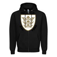 Black hull fc Zipper Hoodie - linhVisuals