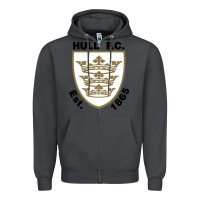 Smoke hull fc Zipper Hoodie - linhVisuals