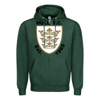 Sports Green hull fc Zipper Hoodie - linhVisuals