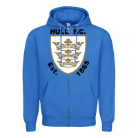 True Royal hull fc Zipper Hoodie - linhVisuals