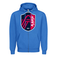 True Royal st louis city Zipper Hoodie - linhVisuals