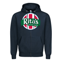 Rita's Italian Ice Cafe Zipper Hoodie | Teevron