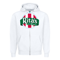 White rita's italian ice cafe Zipper Hoodie - linhVisuals