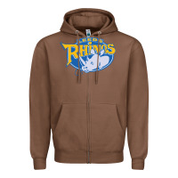 Chestnut leed rhinos Zipper Hoodie - linhVisuals