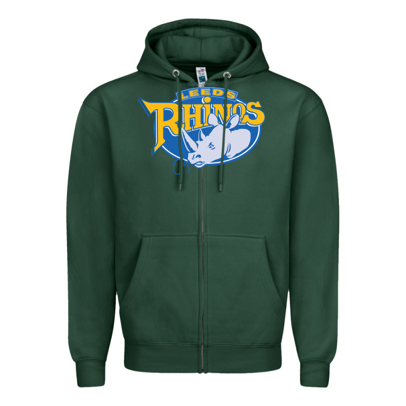 Leed Rhinos Zipper Hoodie by linhVisuals | Teevron