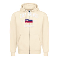 Sandshell ewa beach hawaii hi vintage state athletic style t shirt Zipper Hoodie - linhVisuals