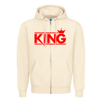 Sandshell king Zipper Hoodie - linhVisuals