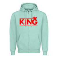 Seafoam king Zipper Hoodie - linhVisuals