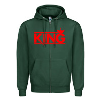 Sports Green king Zipper Hoodie - linhVisuals