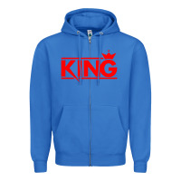 True Royal king Zipper Hoodie - linhVisuals