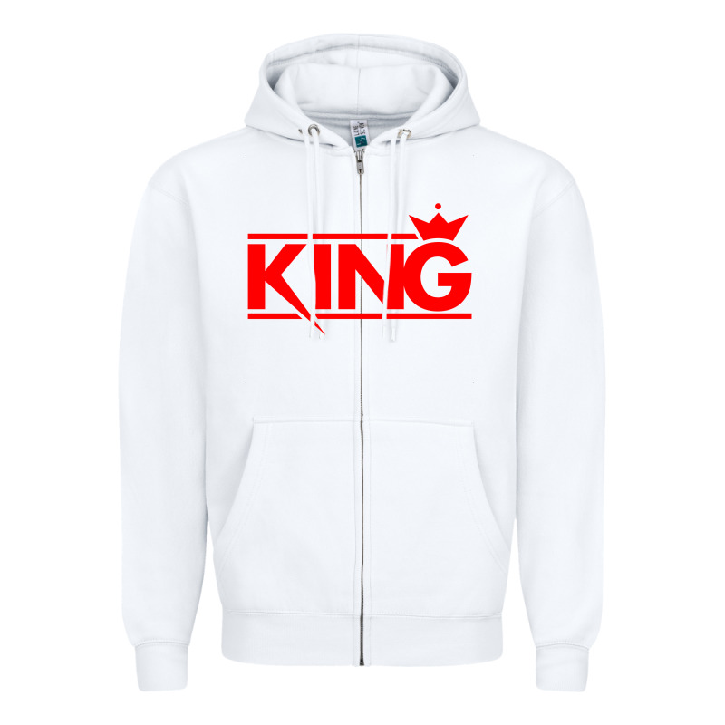 King Zipper Hoodie by linhVisuals | Teevron