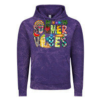 Cloud Purple Summer Vibes Vintage Hoodie - CowhideDigitalArt