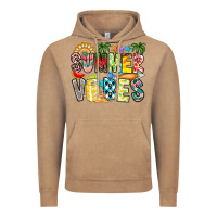 Vintage Coffee Summer Vibes Vintage Hoodie - CowhideDigitalArt