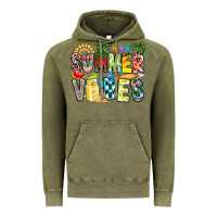 Vintage Olive Summer Vibes Vintage Hoodie - CowhideDigitalArt