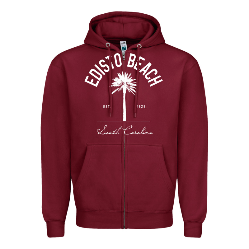 Edisto Beach Sc Palm Tree Edisto Beach Gift Pullover Hoodie Zipper Hoodie by linhVisuals | Teevron