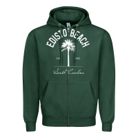 Sports Green edisto beach sc palm tree edisto beach gift pullover hoodie Zipper Hoodie - linhVisuals