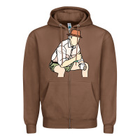 Chestnut russell coight Zipper Hoodie - linhVisuals
