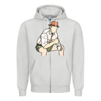 Dove Grey russell coight Zipper Hoodie - linhVisuals