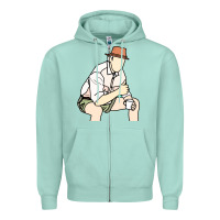 Seafoam russell coight Zipper Hoodie - linhVisuals