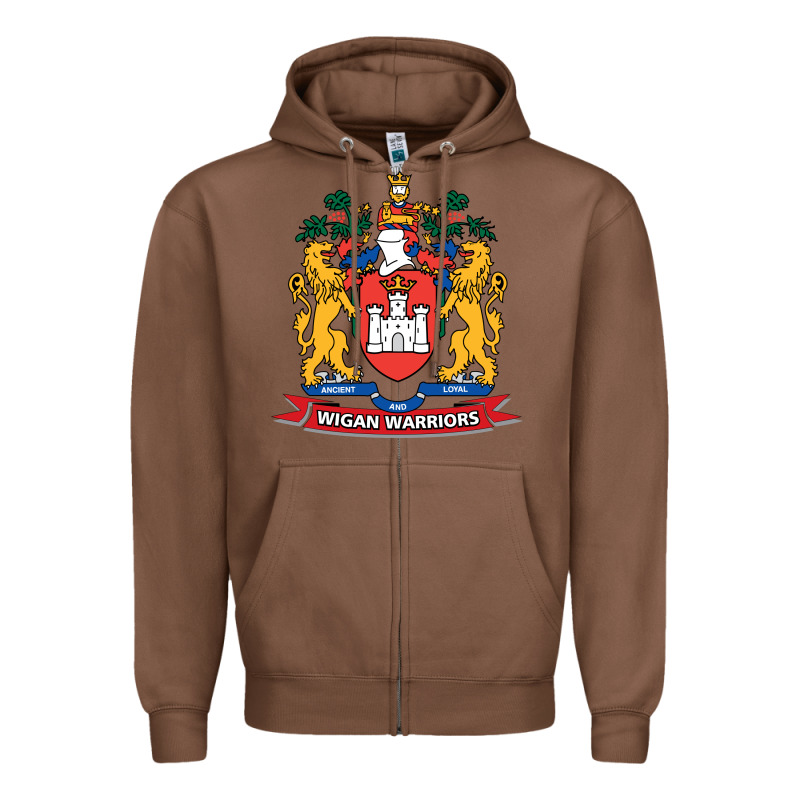 Wigan Warriors Zipper Hoodie by linhVisuals | Teevron
