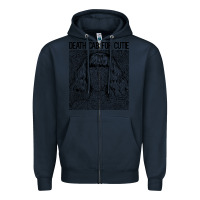 Navy death cab for cutie Zipper Hoodie - linhVisuals