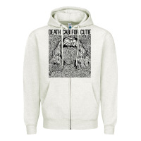 Oatmeal Heather death cab for cutie Zipper Hoodie - linhVisuals