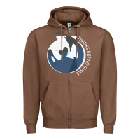 Chestnut thanks but no tanks Zipper Hoodie - linhVisuals