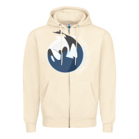 Sandshell thanks but no tanks Zipper Hoodie - linhVisuals