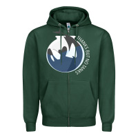 Sports Green thanks but no tanks Zipper Hoodie - linhVisuals