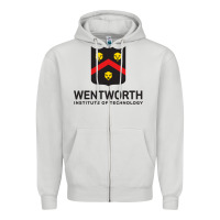 Dove Grey wentworth standard Zipper Hoodie - linhVisuals