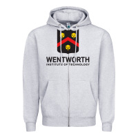Heather Grey wentworth standard Zipper Hoodie - linhVisuals