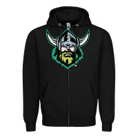 Black canberra raiders Zipper Hoodie - linhVisuals